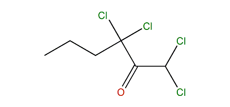 1,1,3,3-Tetrachlorohexan-2-one