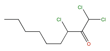 1,1,3-Trichlorononan-2-one