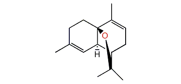 1,11-Epxoycadina-4,9-diene