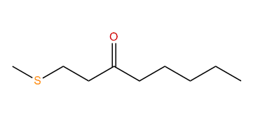 1-(Methylthio)-octan-3-one