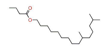 10,14-Dimethylpentadecyl butyrate