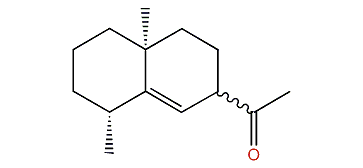 13-nor-Eudesm-5-en-11-one