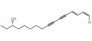 (3S,13E,15Z)-16-Chloro-13,15-hexadecadiene-9,11-diyn-3-ol