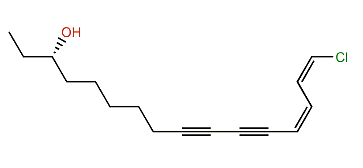 (3S,13Z,15Z)-16-Chloro-13,15-hexadecadiene-9,11-diyn-3-ol