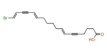 (E,E,E)-18-Bromooctadeca-7,13,17-trien-5,15-diynoic acid