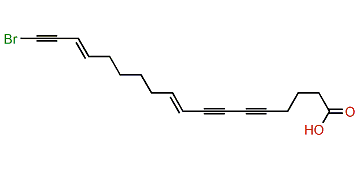 (E,E)-18-Bromooctadeca-9,15-dien-5,7,17-triynoic acid