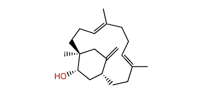 (1R,3S,4S,7E,11E)-7,16-Secotrinervita-7,11,15(17)-trien-3-ol