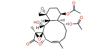 (1R,2R,5Z,7R,8S,9R,10R,11R,14R,17S)-2,14-Diacetoxy-8,17-11,20-diepoxy-9-hydroxy-5-briaren-18-one