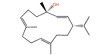 (1S,2E,4S,7E,11E)-Cembra-2,7,11-trien-4-ol