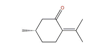 (1S)-5-Methyl-2-(propan-2-ylidene)-cyclohexan-1-one