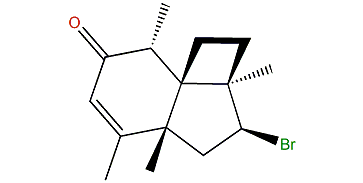 (1S,2R,6R,8S,9R)-7-Bromo-8,11-cyclo-3-perforen-2-one