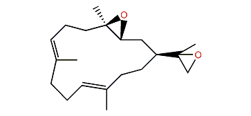 (1S,3R,4R,7E,11E)-3,4-15,17-Diepoxycembra-7,11-diene