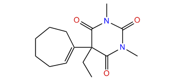 5-(1-Cyclohepten-1-yl)-5-ethyl-1,3-dimethyl-2,4,6(1H,3H,5H)-pyrimidinetrione