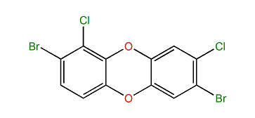 2,7-Dibromo-1,8-dichlorodibenzo-p-dioxin