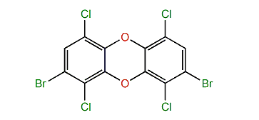 2,8-Dibromo-1,4,6,9-tetrachlorodibenzo-p-dioxin