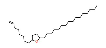 2-(Oct-7-enyl)-5-hexadecyltetrahydrofuran