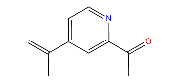 2-Acetyl-4-(1-methylethenyl)-pyridine