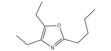 2-Butyl-4,5-diethyloxazole