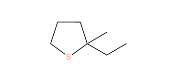 2-Ethyl-2-methylthiacyclopentane