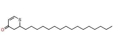 2-Hexadecyl-2,3-dihydrothio-4H-pyran-4-one