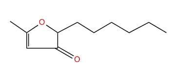 2-Hexyl-5-methylfuran-3(2H)-one