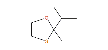 2-Isopropyl-2-methyl-1,3-oxathiolane