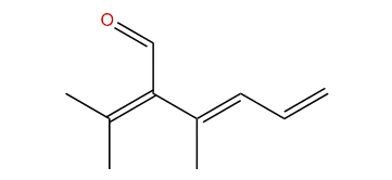 2-Isopropylidene-3-methylhexa-3,5-dienal