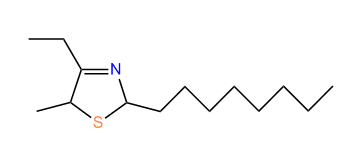 2-Octyl-4-ethyl-5-methyl-3-thiazoline