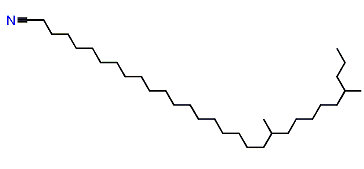 20,26-Dimethylnonacosyl cyanide