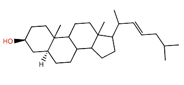 (22E)-5a-Cholest-22-en-3b-ol