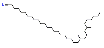 22,26-Dimethyldotriacontyl cyanide