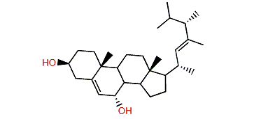 23,24(R)-Dimethylcholest-5,22-dien-3b,7a-diol