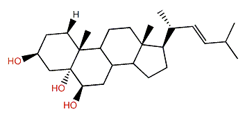 (22E)-24-Norcholest-22-en-3b,5a,6b-triol