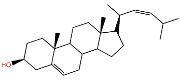 (22Z)-24-Norcholesta-5,22-dien-3b-ol