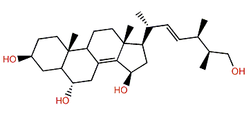 (22E,24R,25S)-Ergosta-8(14),22-dien-3b,6a,15a,26-tetrol