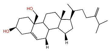 24-Methylcholesta-5,24(28)-dien-3b,19-diol