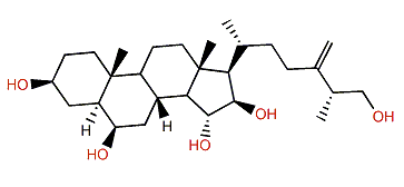 (25R)-5a-Ergost-24(28)-en-3b,6b,15a,16b,26-pentol