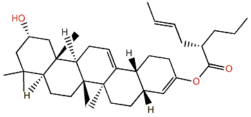 2a-Hydroxy-(28,29)-frido-olean-12(13),21(22)-dien-20-propyl-21-hex-4(Z)-enoate