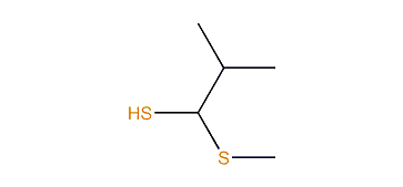 2-Methyl-1-(methylthio)-1-propanethiol