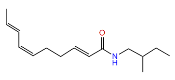 (E,Z,E)-N-(2-Methylbutyl)-2,6,8-decatrienamide