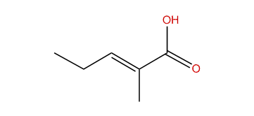 2-Methyl-2-pentenoic acid