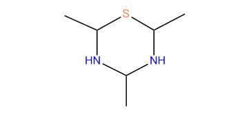 2,4,6-Trimethyl-1,3,5-thiadiazinane