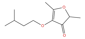 2,5-Dimethyl-4-(3-methylbutoxy)-furan-3(2H)-one