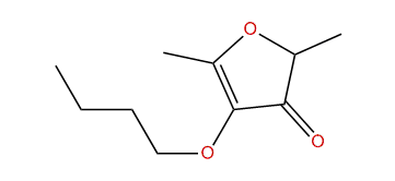 2,5-Dimethyl-4-butoxyfuran-3(2H)-one