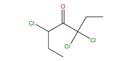 3,3,5-Trichloroheptan-4-one