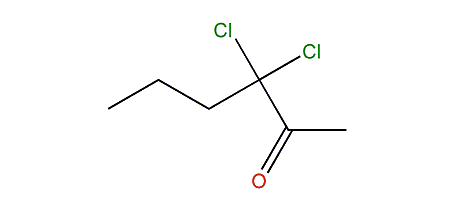 3,3-Dichlorohexan-2-one