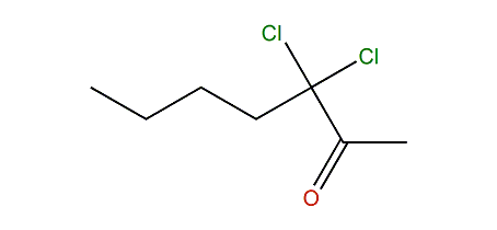 3,3-Dichloroheptan-2-one