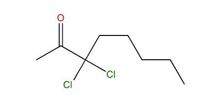 3,3-Dichlorooctan-2-one