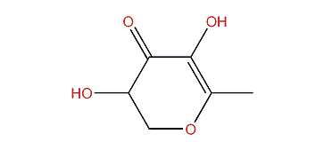 3,4-Dihydro-3,5-dihydroxy-6-methyl-4H-pyran-4-one