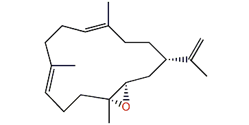 (7E,11E)-3,4-Epoxycembra-7,11,15-triene